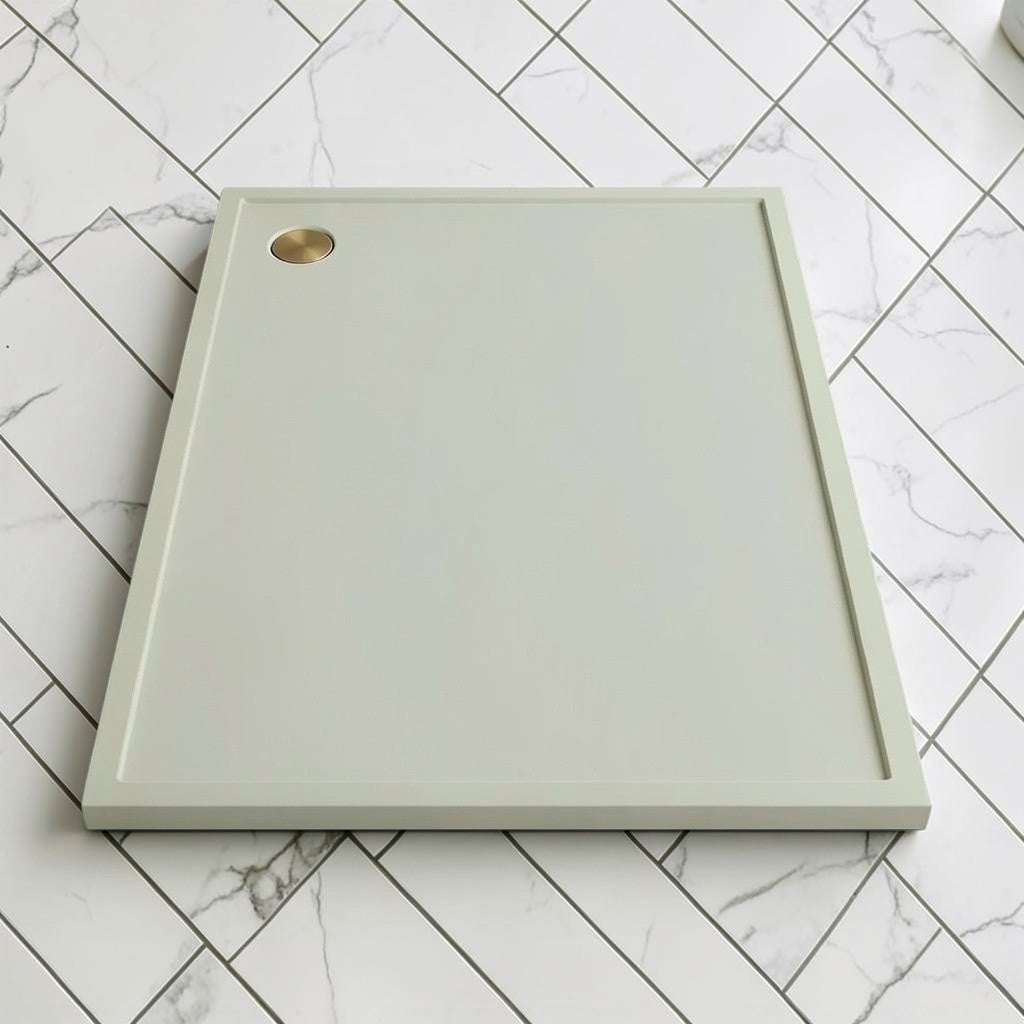 Omnitub 2000 x 1000 rectangular shower tray 35mm slim non-slip - design feature