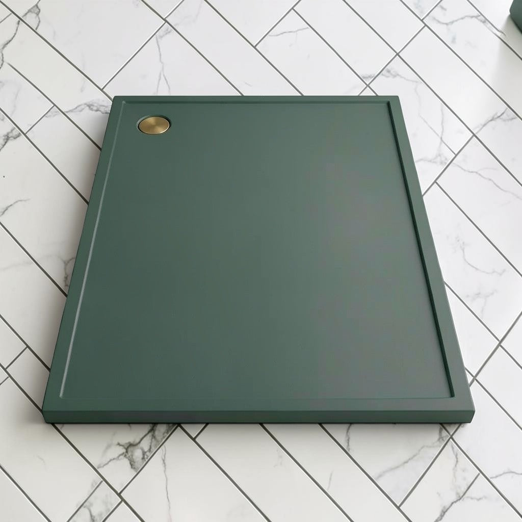 Omnitub 2000 x 1000 rectangular shower tray 35mm slim non-slip - colour detail