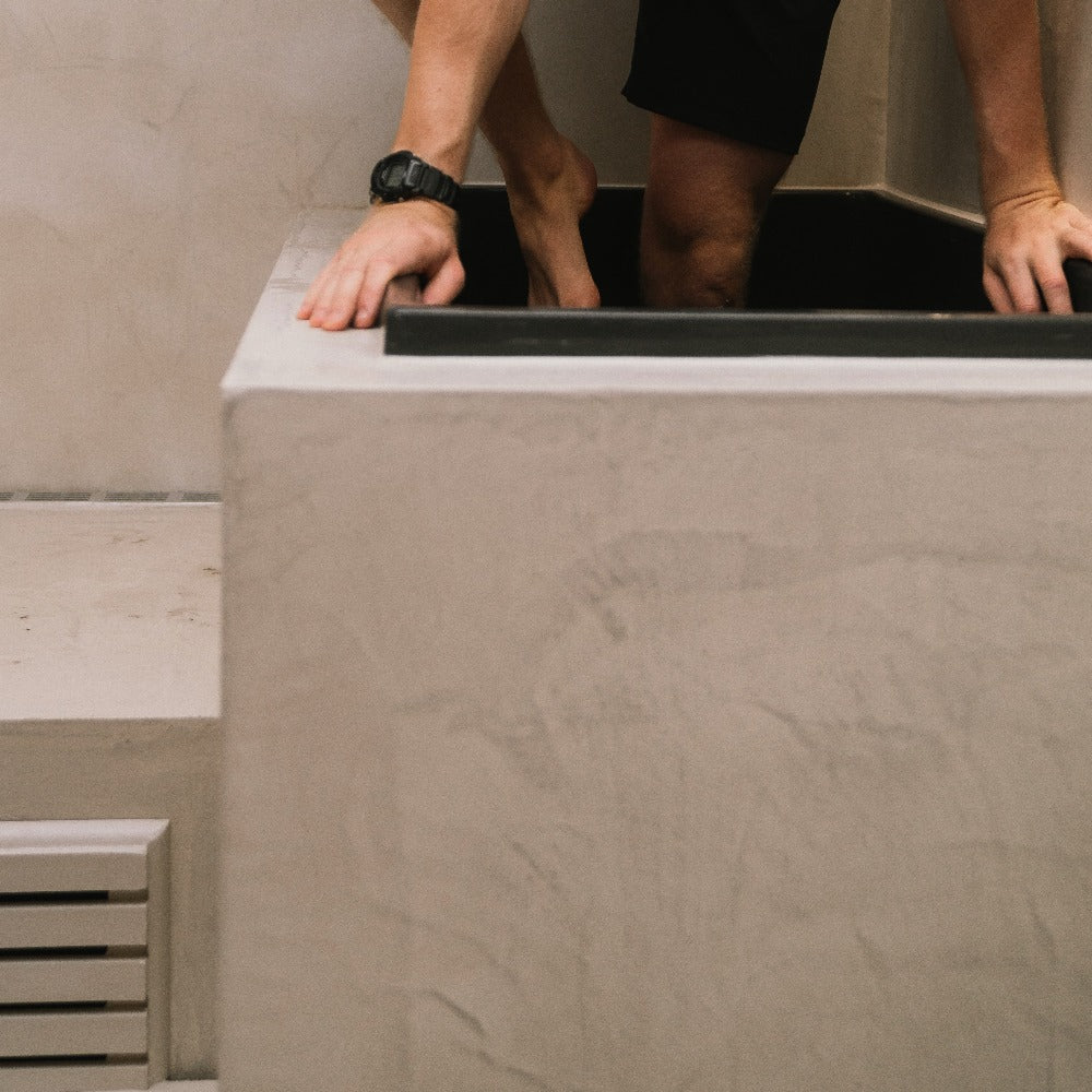 Deep Bathtub With Seat 1100 L x 600 W x 1000 Depth Handmade by Omnitub