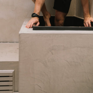 Deep Bathtub With Seat 1100 L x 600 W x 1000 Depth Handmade by Omnitub