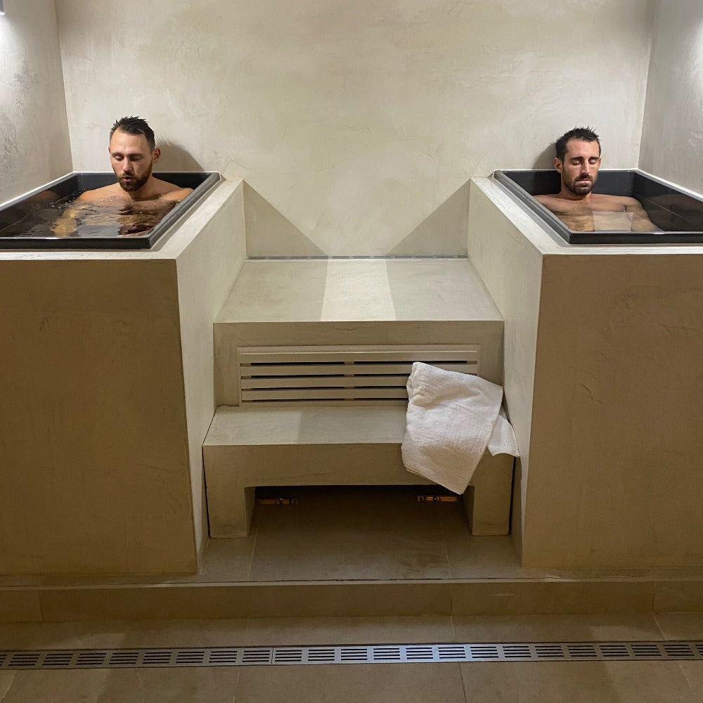 Deep Bathtub With Seat 1100 L x 600 W x 1000 Depth Handmade by Omnitub
