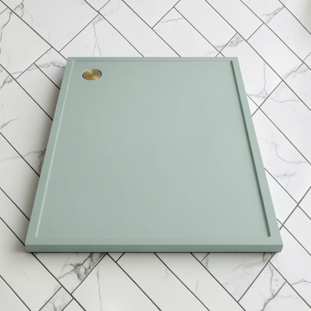 Omnitub 2000 x 1000 rectangular shower tray 35mm slim non-slip - feature highlight