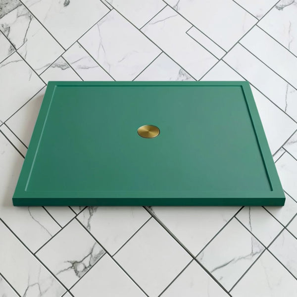 Omnitub 1500 x 1500 square shower tray 35mm slim non-slip - configuration detail