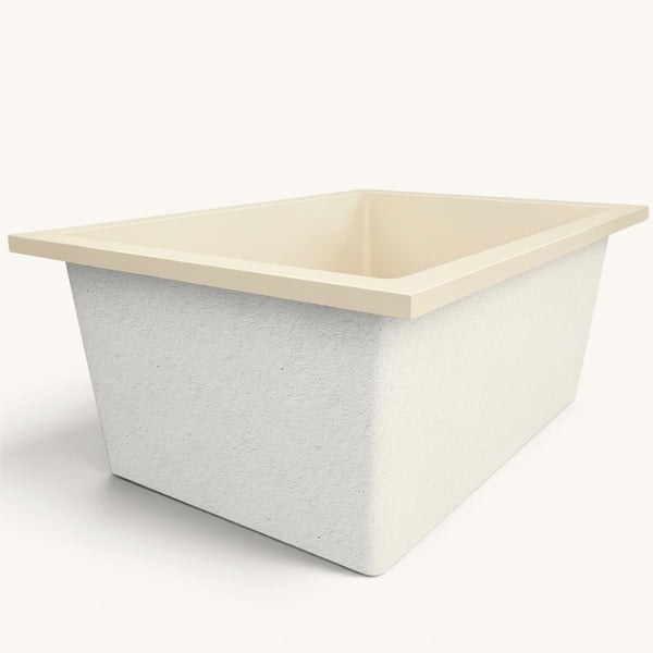 1500 x 1050 Deep Soaking Tub – 600mm Depth – Wide Rectangular – Omnitub