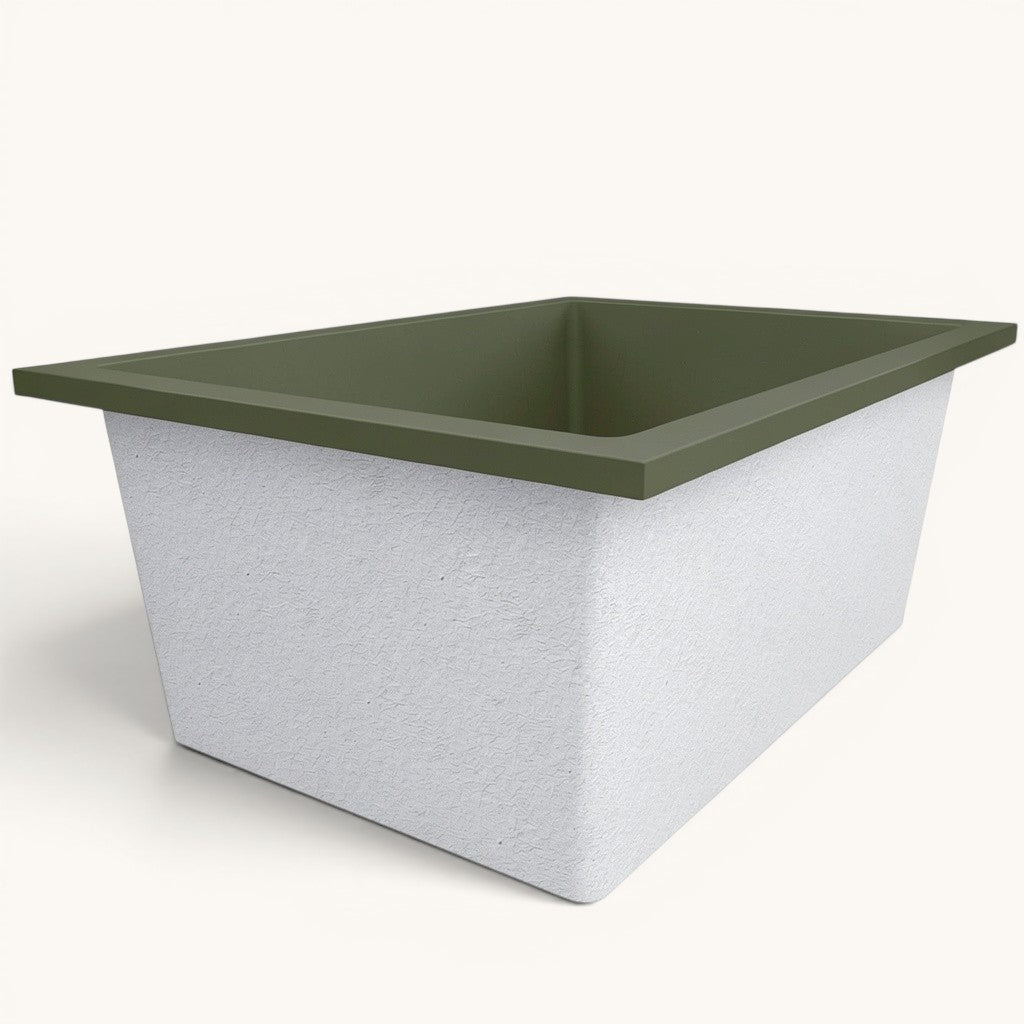 1500 x 1050 Deep Soaking Tub – 600mm Depth – Wide Rectangular – Omnitub