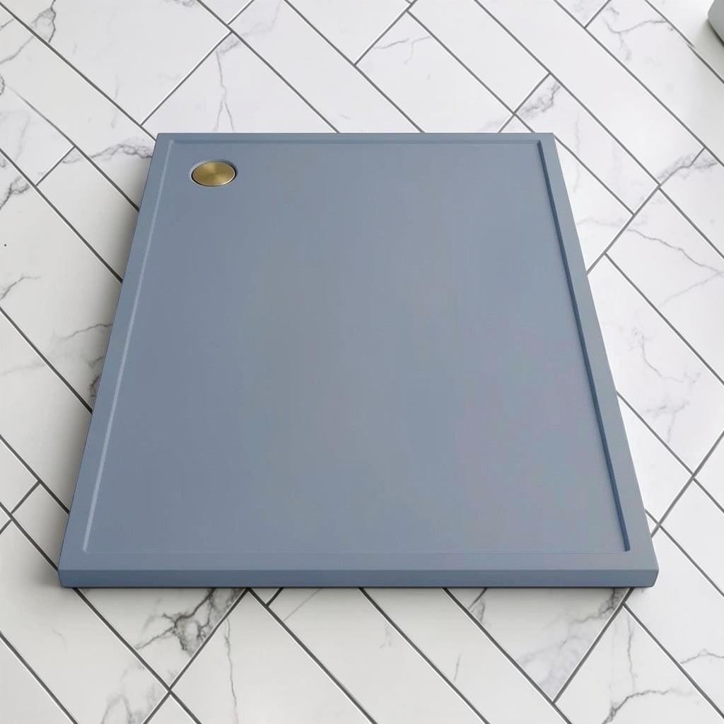 Omnitub 2000 x 1000 rectangular shower tray 35mm slim non-slip - lifestyle setting