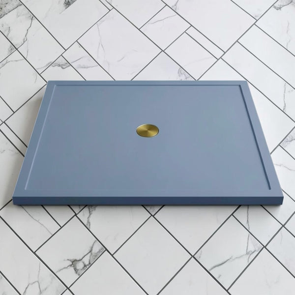 Omnitub 1500 x 1500 square shower tray 35mm slim non-slip - scale reference