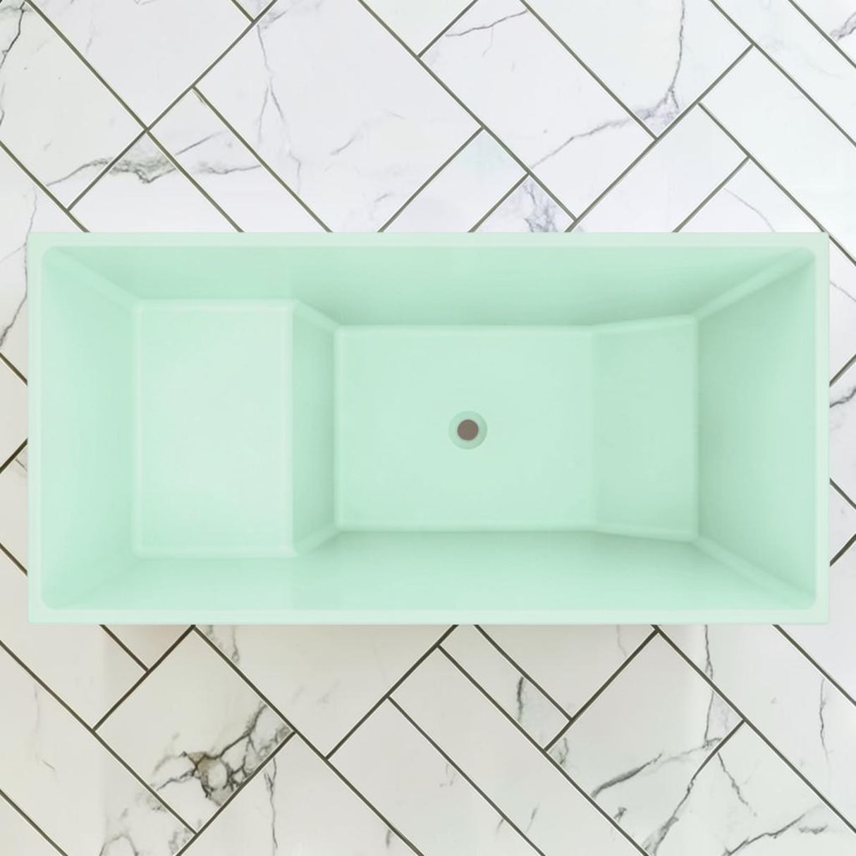 1350 x 700 Seated Soaking Tub – 1000mm Depth – Rectangular – Omnitub