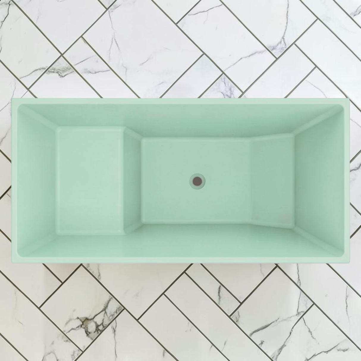 1350 x 700 Seated Soaking Tub – 1000mm Depth – Rectangular – Omnitub