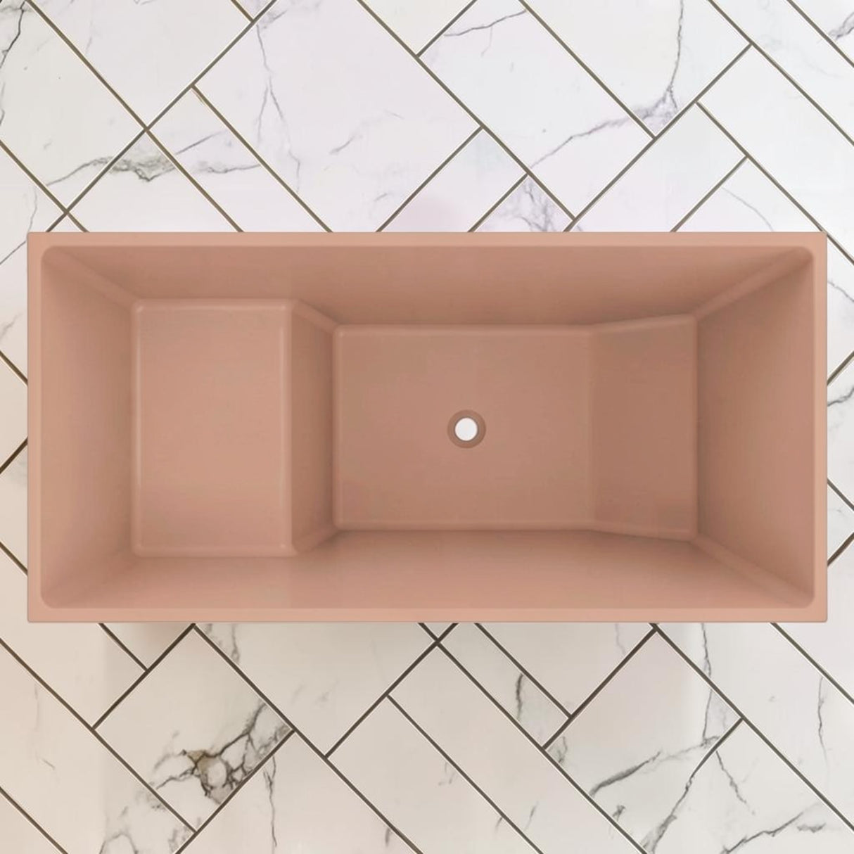 1350 x 700 Seated Soaking Tub – 1000mm Depth – Rectangular – Omnitub