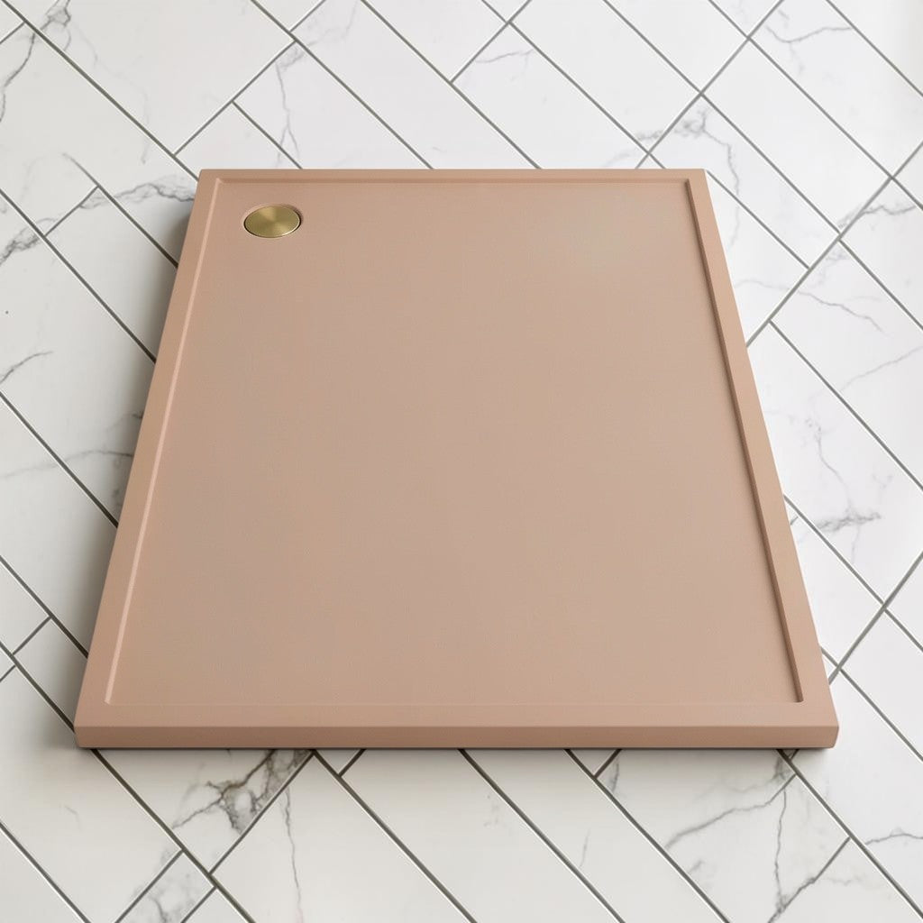 Omnitub 2000 x 1000 rectangular shower tray 35mm slim non-slip - interior detail