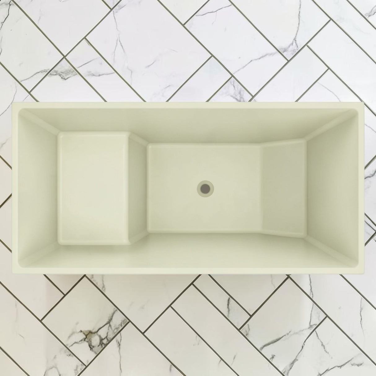 1350 x 700 Seated Soaking Tub – 1000mm Depth – Rectangular – Omnitub