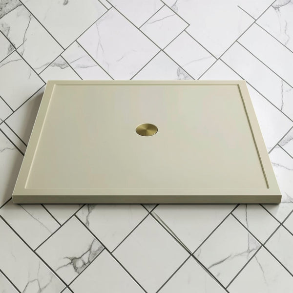 Omnitub 1500 x 1500 square shower tray 35mm slim non-slip - top-down view