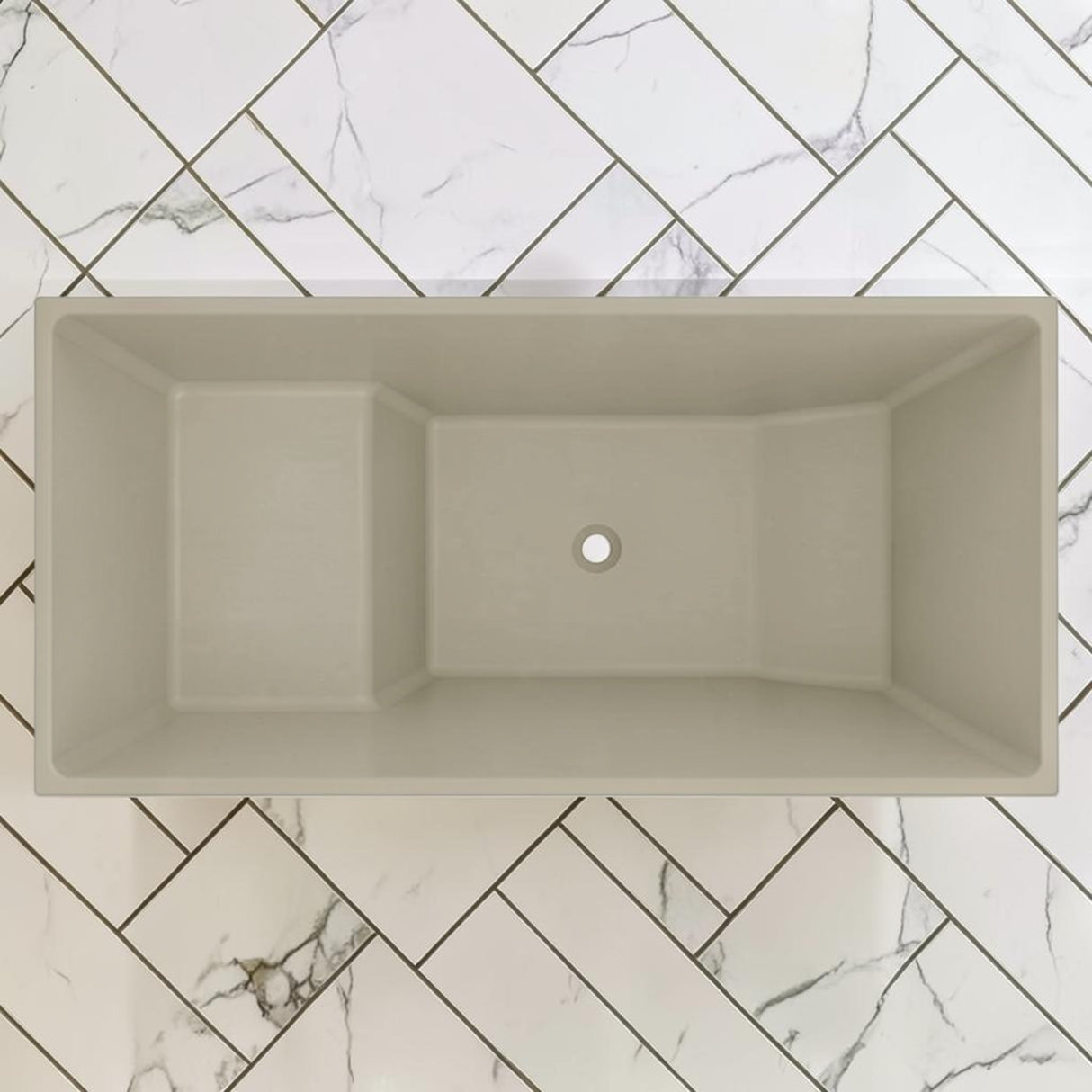 1350 x 700 Seated Soaking Tub – 1000mm Depth – Rectangular – Omnitub