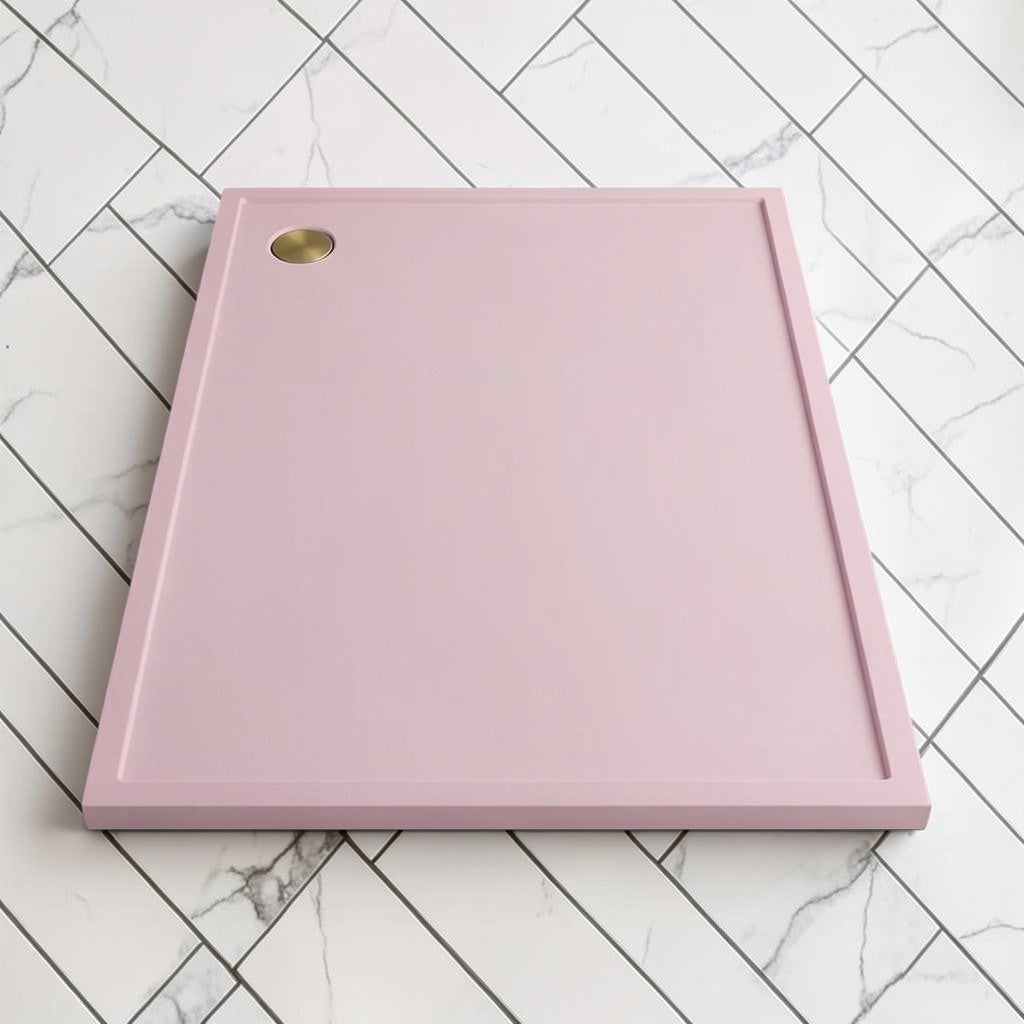 Omnitub 2000 x 1000 rectangular shower tray 35mm slim non-slip - alternate angle