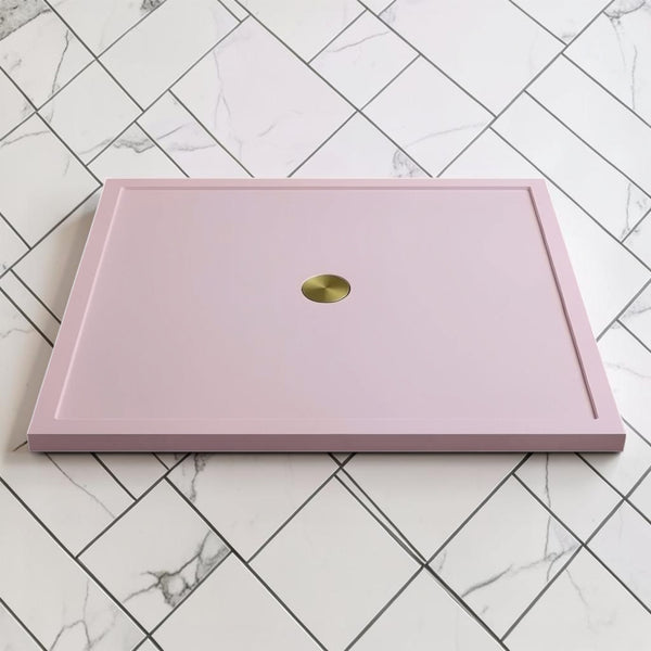 Omnitub 1500 x 1500 square shower tray 35mm slim non-slip - close-up detail