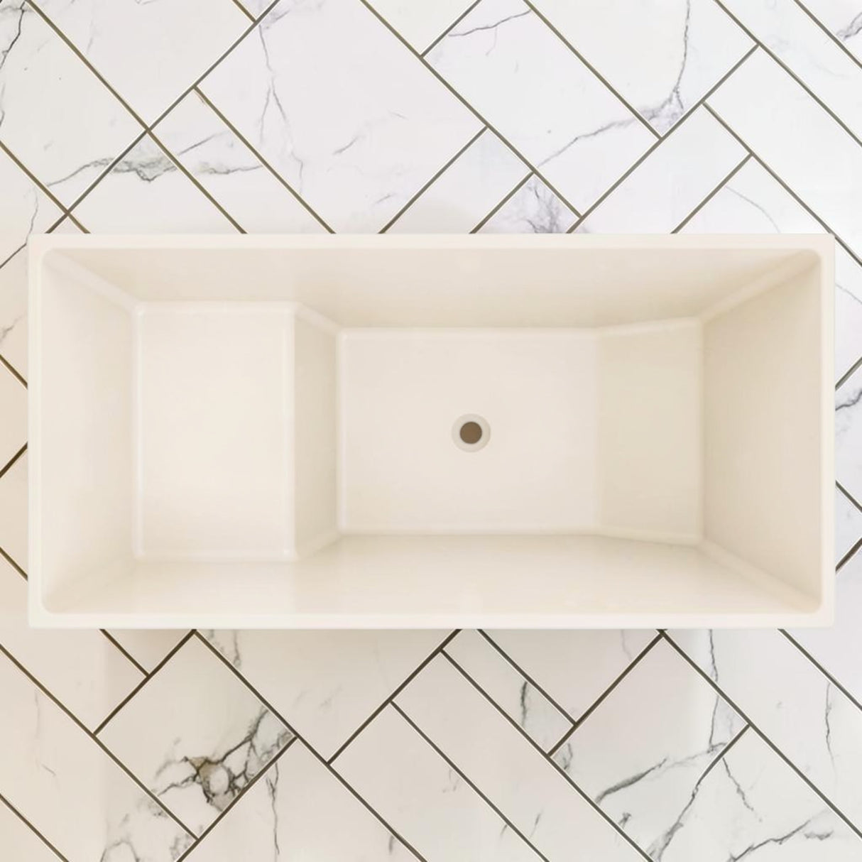 1350 x 700 Seated Soaking Tub – 1000mm Depth – Rectangular – Omnitub