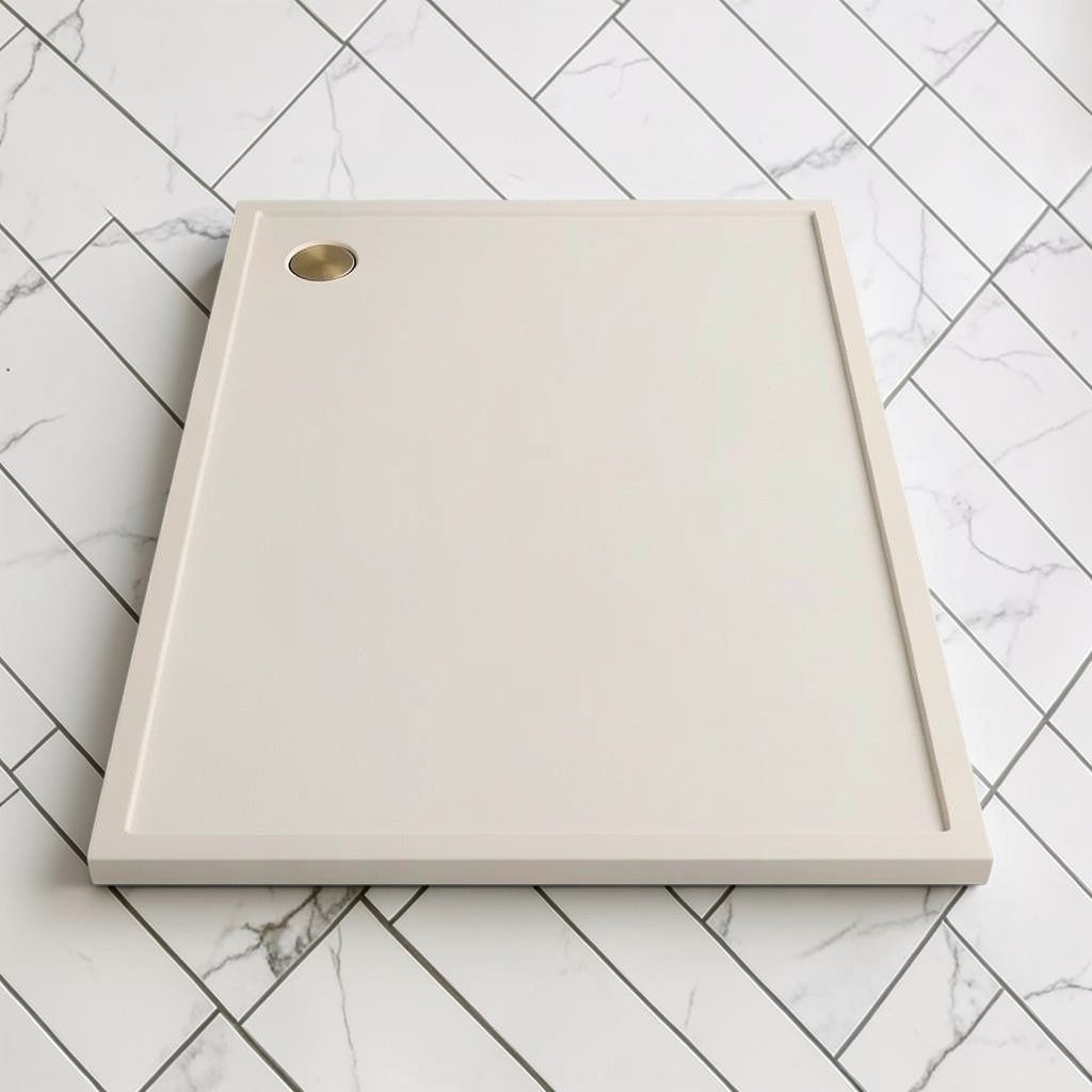 Omnitub 2000 x 1000 rectangular shower tray 35mm slim non-slip - bathroom installation