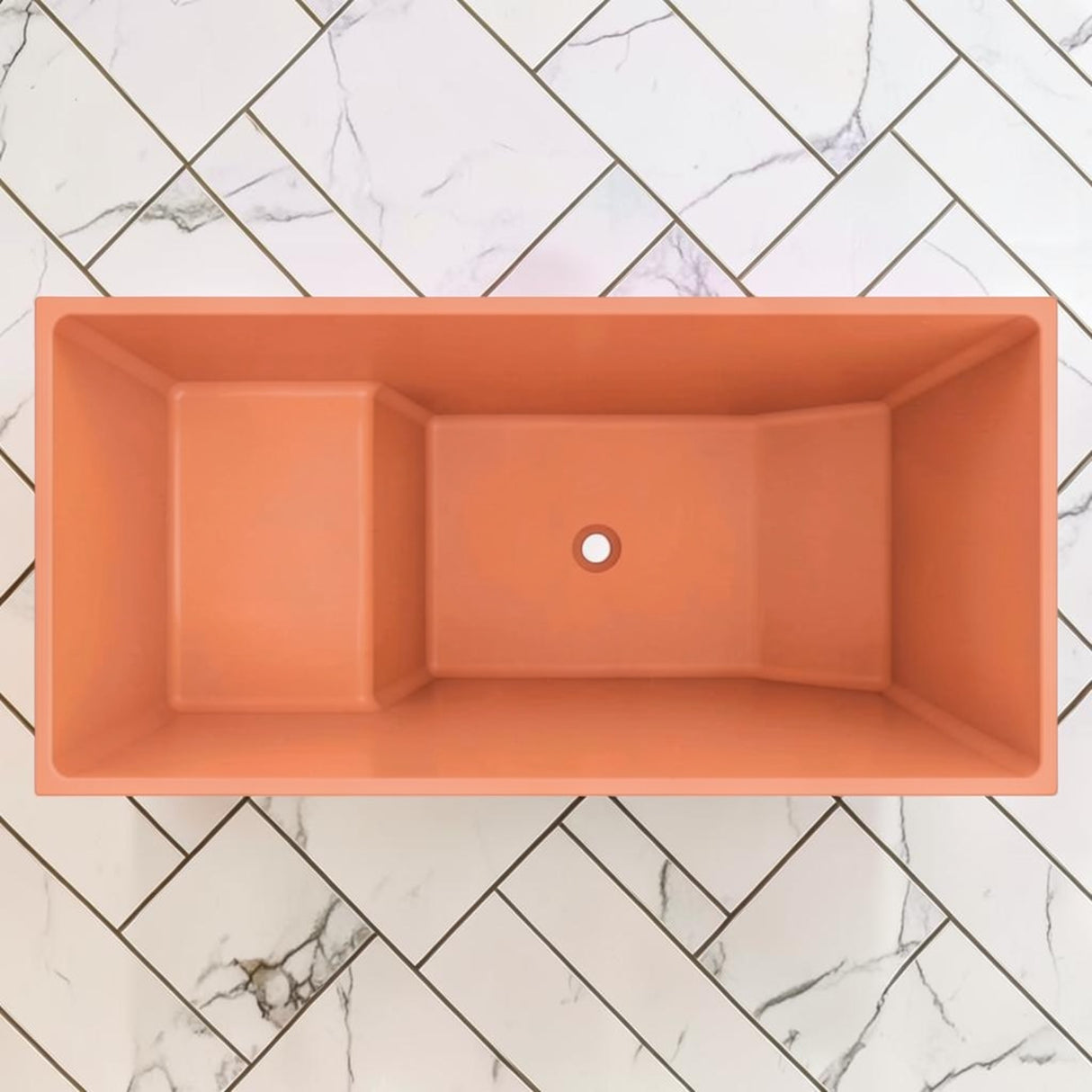 1350 x 700 Seated Soaking Tub – 1000mm Depth – Rectangular – Omnitub