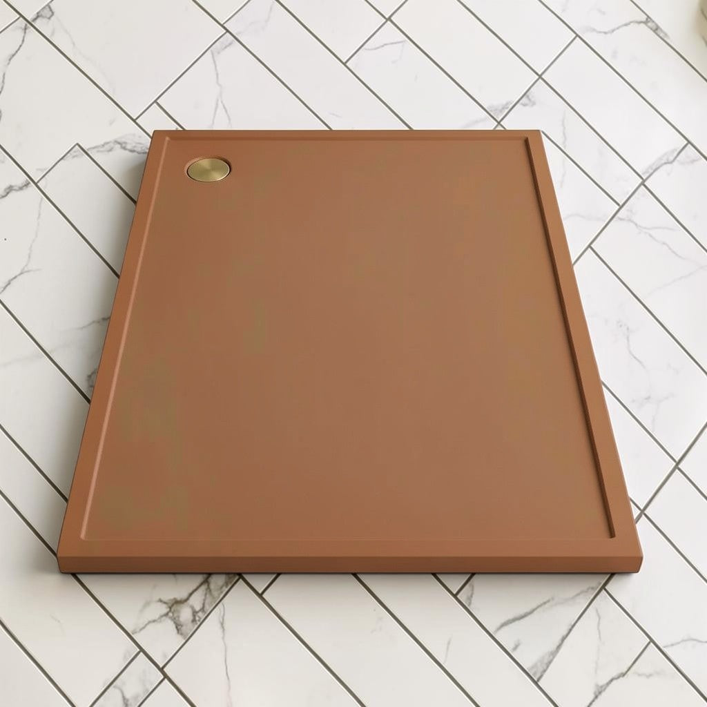 Omnitub 2000 x 1000 rectangular shower tray 35mm slim non-slip - design feature