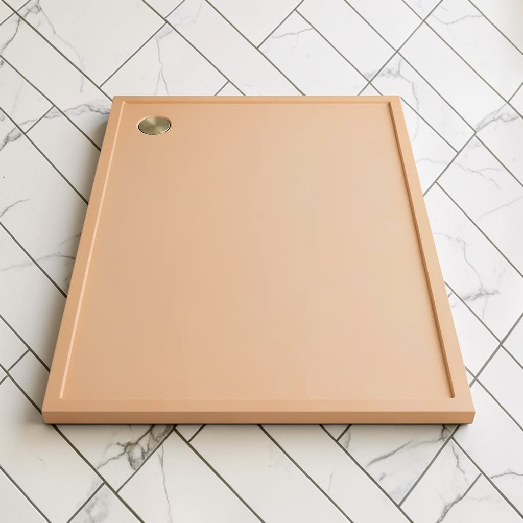 Omnitub 2000 x 1000 rectangular shower tray 35mm slim non-slip - colour detail
