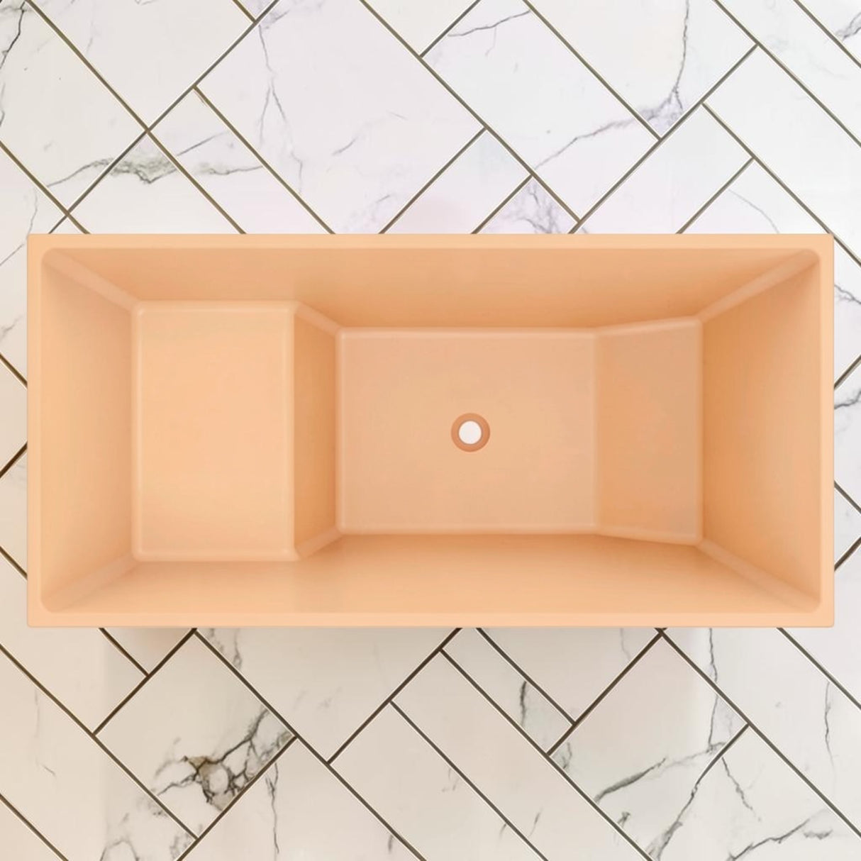 1350 x 700 Seated Soaking Tub – 1000mm Depth – Rectangular – Omnitub