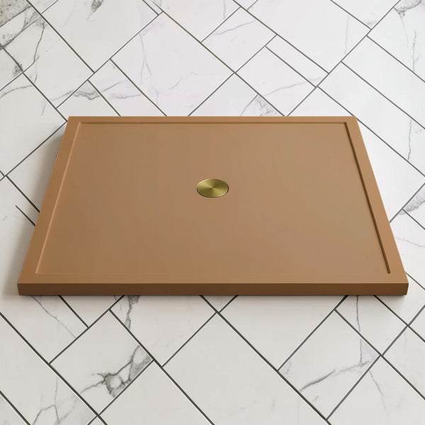 Omnitub 1500 x 1500 square shower tray 35mm slim non-slip - design feature