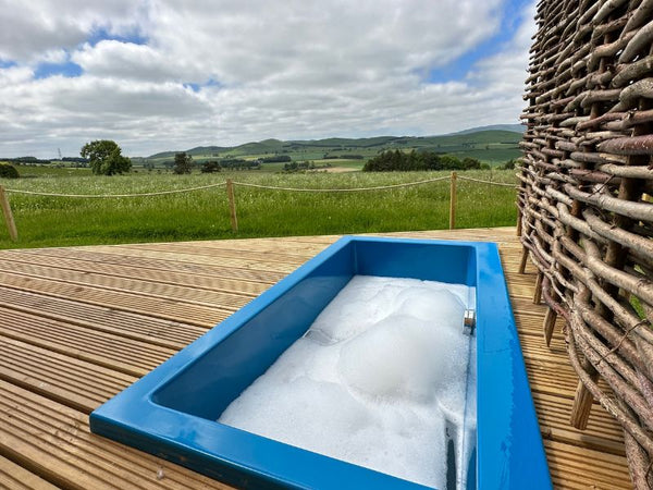 Omnitub 1500 x 800 deep soaking tub 600mm depth rectangular - dimensions overview