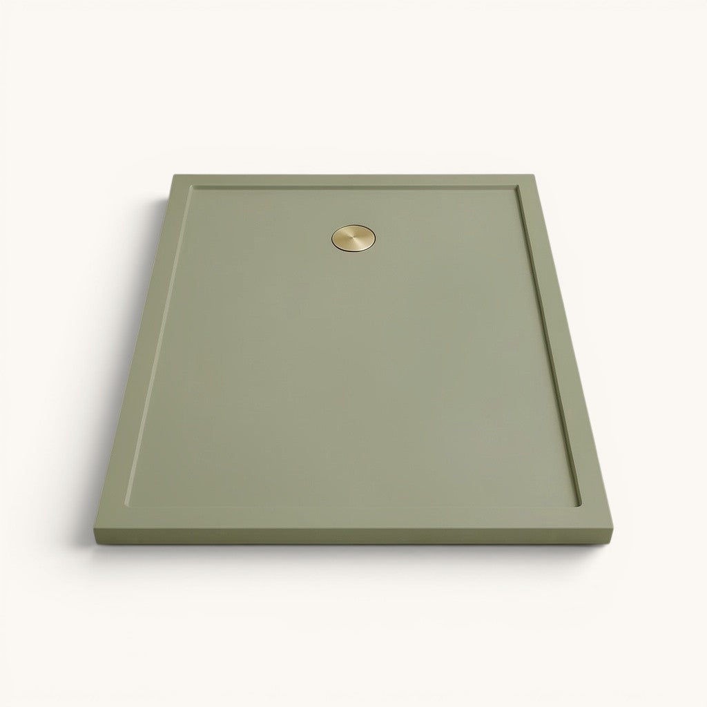 1100 x 800 Rectangular Shower Tray – 35mm Slim Non-Slip | Omnitub