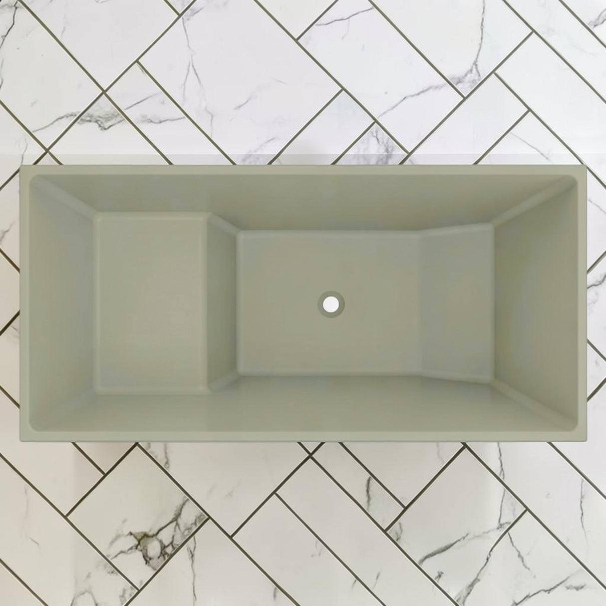 1350 x 700 Seated Soaking Tub – 1000mm Depth – Rectangular – Omnitub