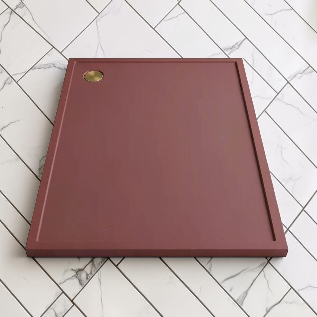 Omnitub 2000 x 1000 rectangular shower tray 35mm slim non-slip - feature highlight