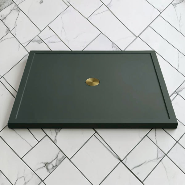 Omnitub 1500 x 1500 square shower tray 35mm slim non-slip - configuration detail