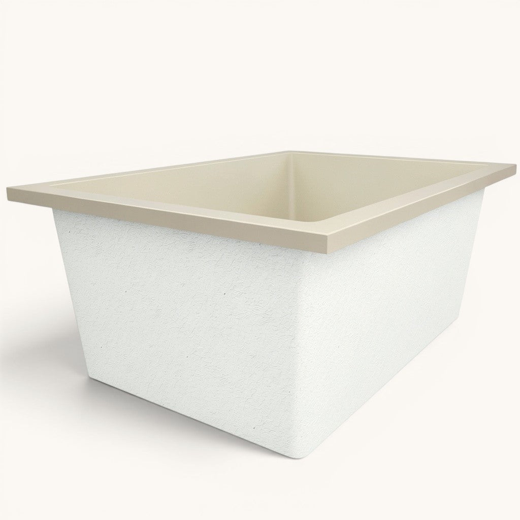 1500 x 1050 Deep Soaking Tub – 600mm Depth – Wide Rectangular – Omnitub