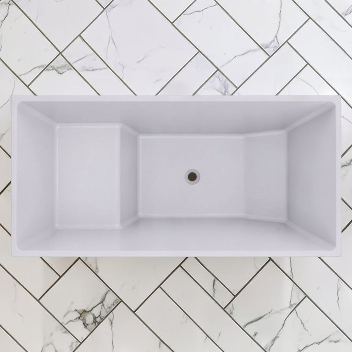 1350 x 700 Seated Soaking Tub – 1000mm Depth – Rectangular – Omnitub