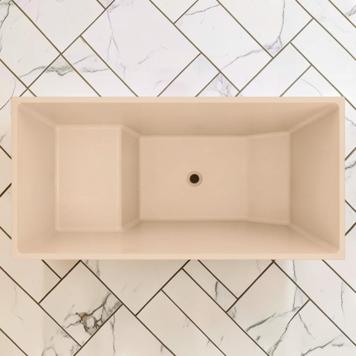 1350 x 700 Seated Soaking Tub – 1000mm Depth – Rectangular – Omnitub