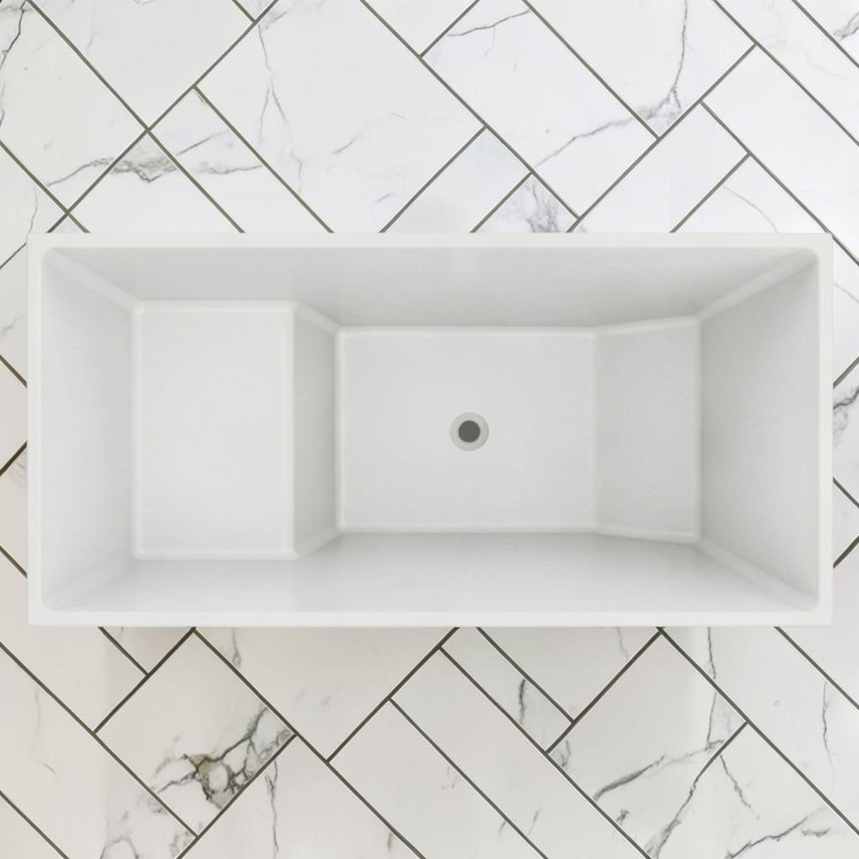 1350 x 700 Seated Soaking Tub – 1000mm Depth – Rectangular – Omnitub