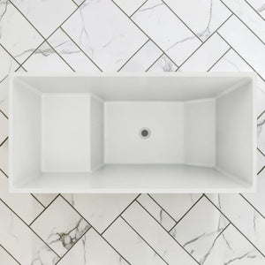 1350 x 700 Seated Soaking Tub – 1000mm Depth – Rectangular – Omnitub