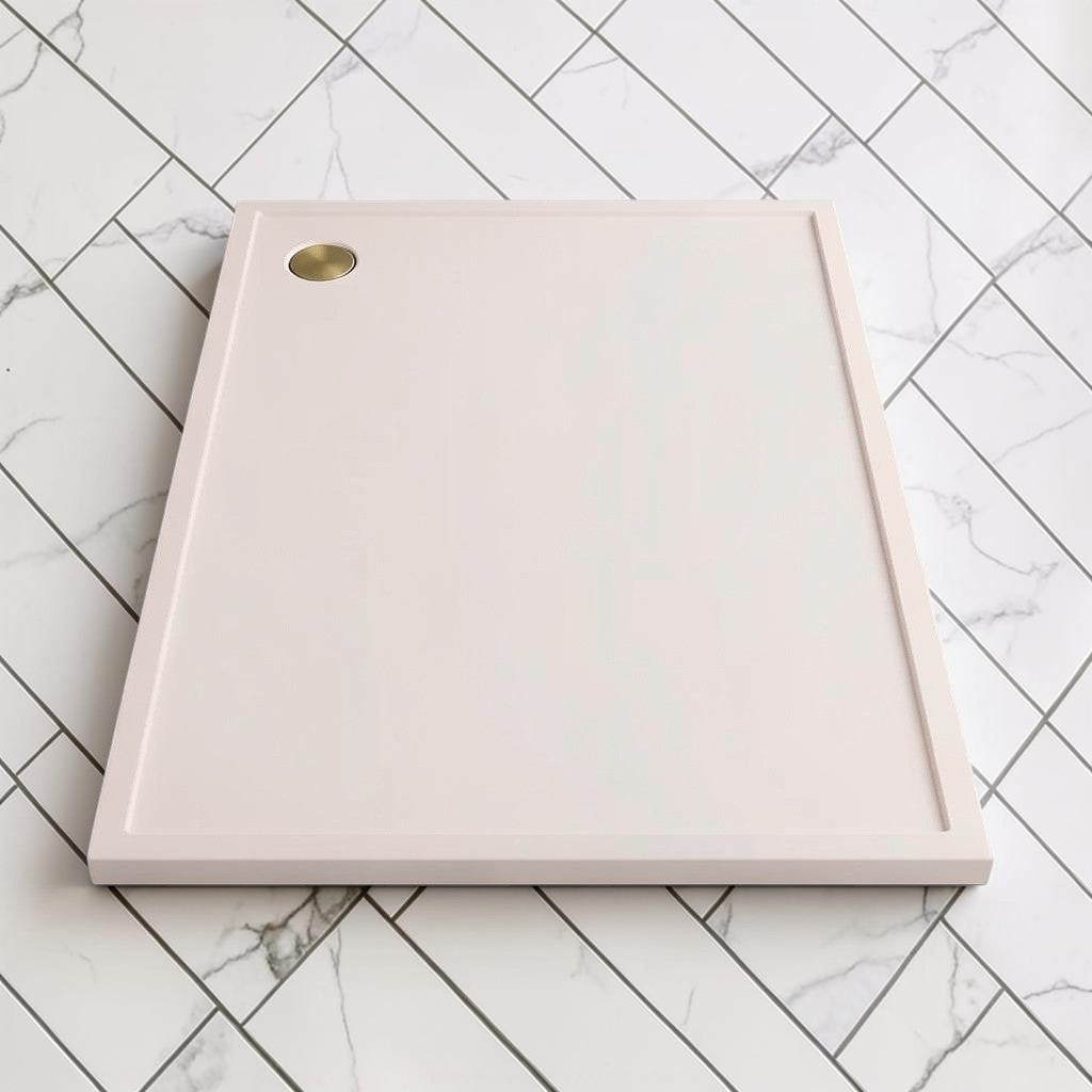 Omnitub 2000 x 1000 rectangular shower tray 35mm slim non-slip - alternate angle