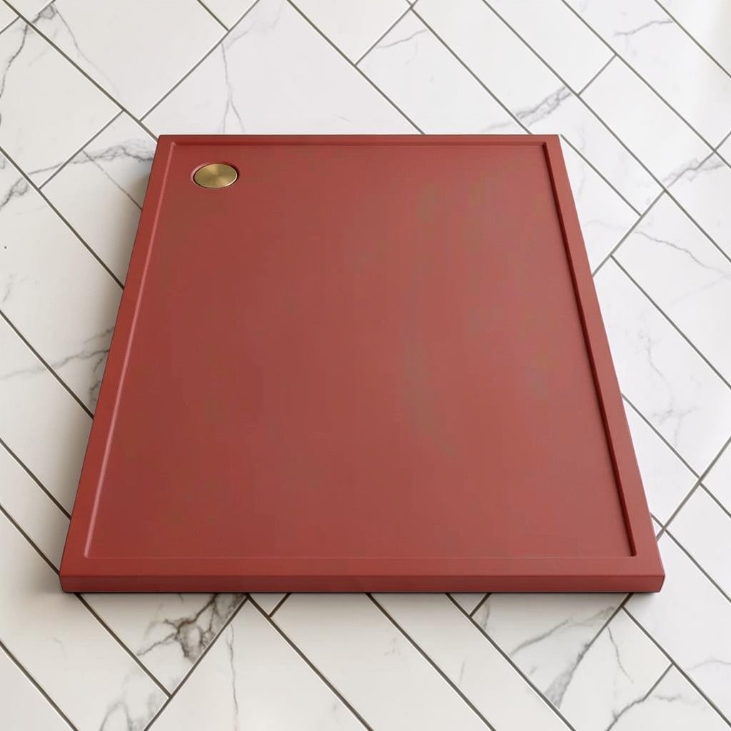 Omnitub 2000 x 1000 rectangular shower tray 35mm slim non-slip - bathroom installation