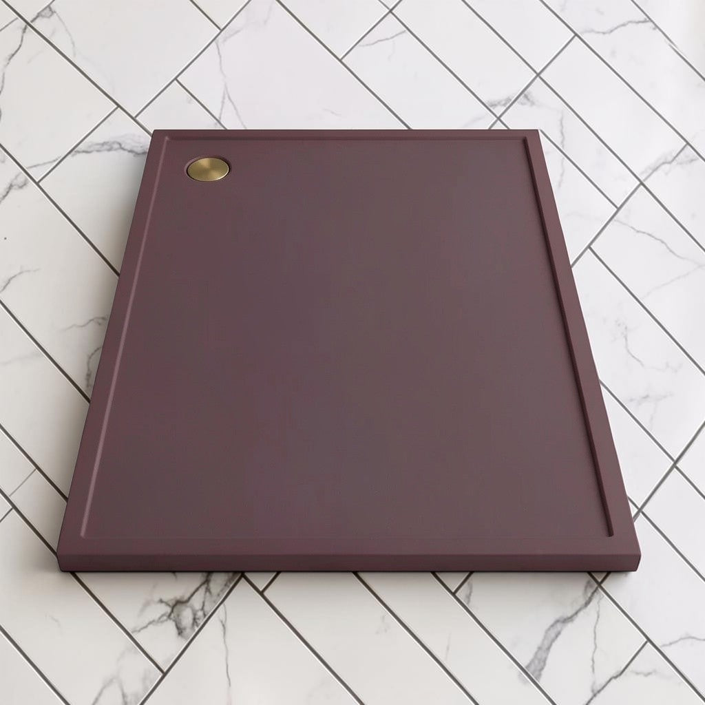 Omnitub 2000 x 1000 rectangular shower tray 35mm slim non-slip - design feature