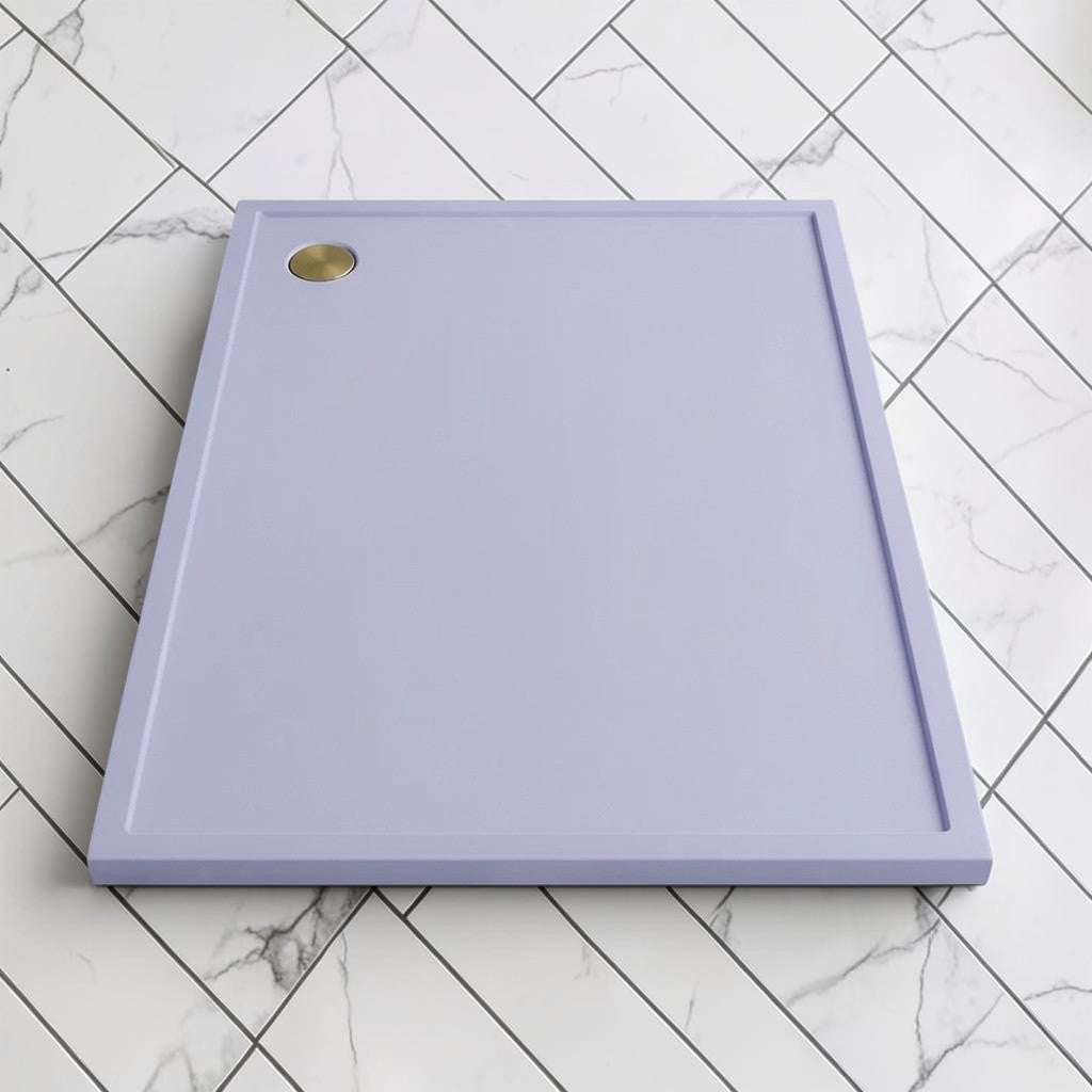 Omnitub 2000 x 1000 rectangular shower tray 35mm slim non-slip - colour detail