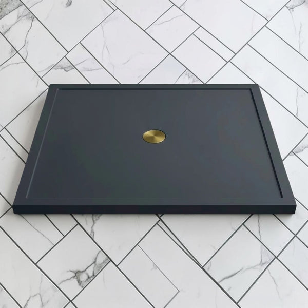 Omnitub 1500 x 1500 square shower tray 35mm slim non-slip - colour detail