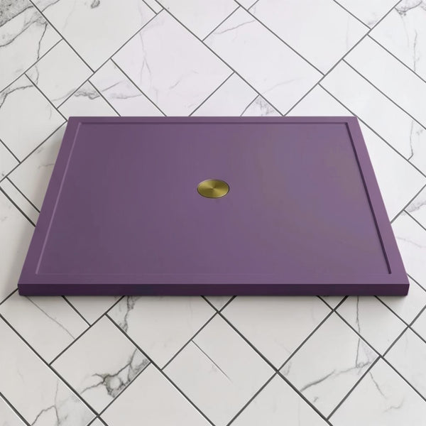 Omnitub 1500 x 1500 square shower tray 35mm slim non-slip - configuration detail