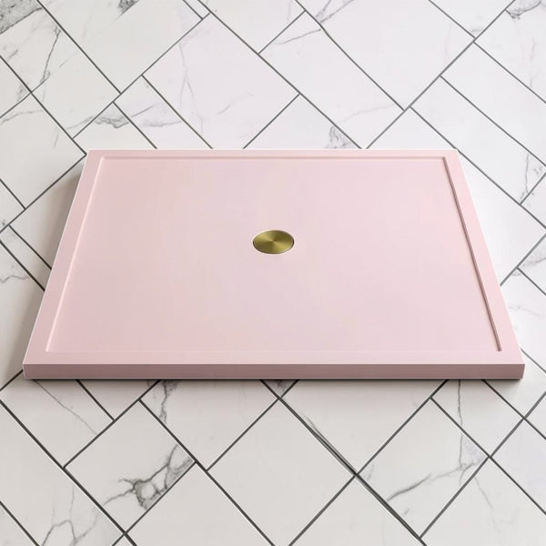 Omnitub 1500 x 1500 square shower tray 35mm slim non-slip - scale reference