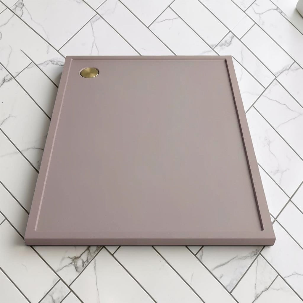 Omnitub 2000 x 1000 rectangular shower tray 35mm slim non-slip - lifestyle setting