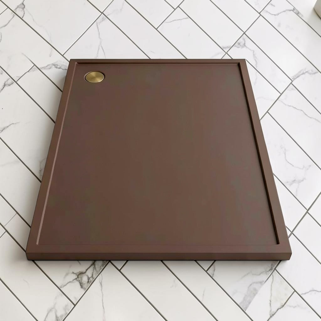 Omnitub 2000 x 1000 rectangular shower tray 35mm slim non-slip - main product view