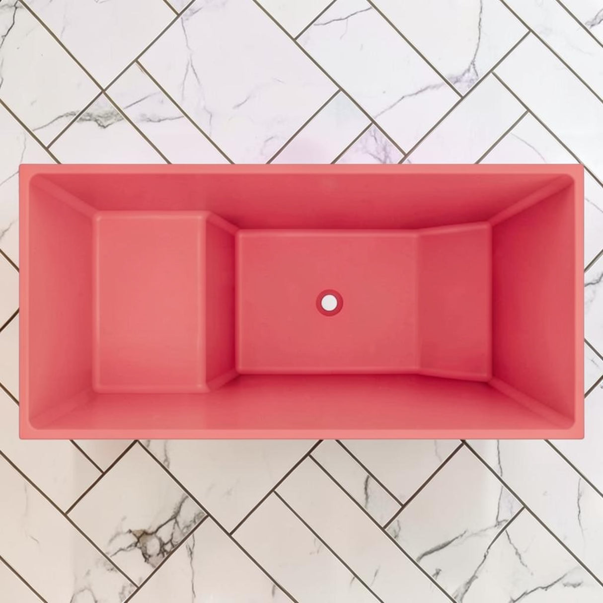 1350 x 700 Seated Soaking Tub – 1000mm Depth – Rectangular – Omnitub