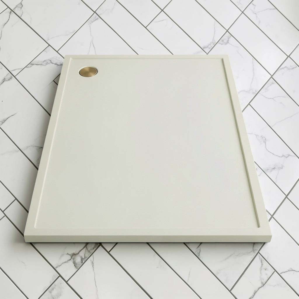 Omnitub 2000 x 1000 rectangular shower tray 35mm slim non-slip - interior detail