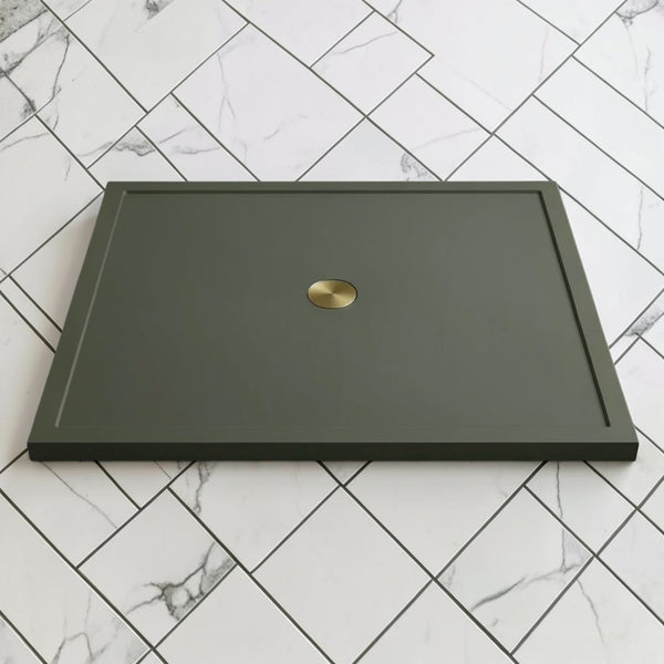 Omnitub 1500 x 1500 square shower tray 35mm slim non-slip - top-down view