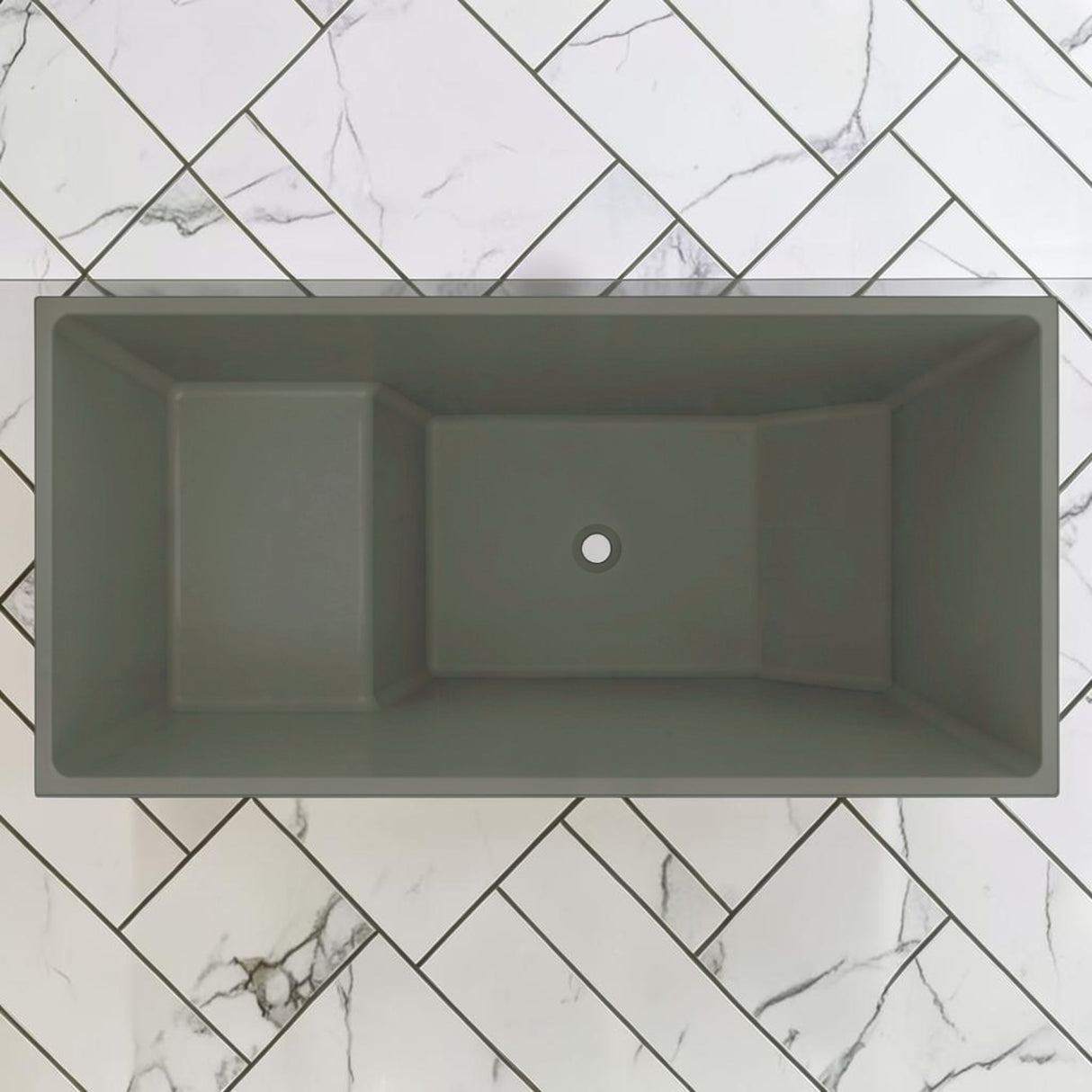 1350 x 700 Seated Soaking Tub – 1000mm Depth – Rectangular – Omnitub